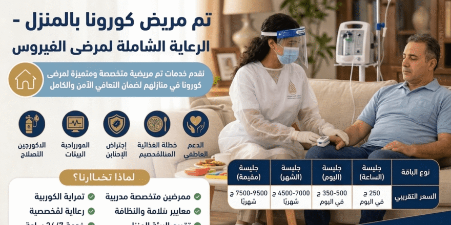 تمريض كورونا بالمنزل